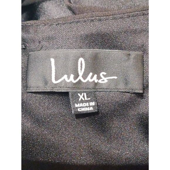 Lulus Be Mine Black Open Back Sleeveless Dress Women's Size XL Party Dress - Picture 7 of 9